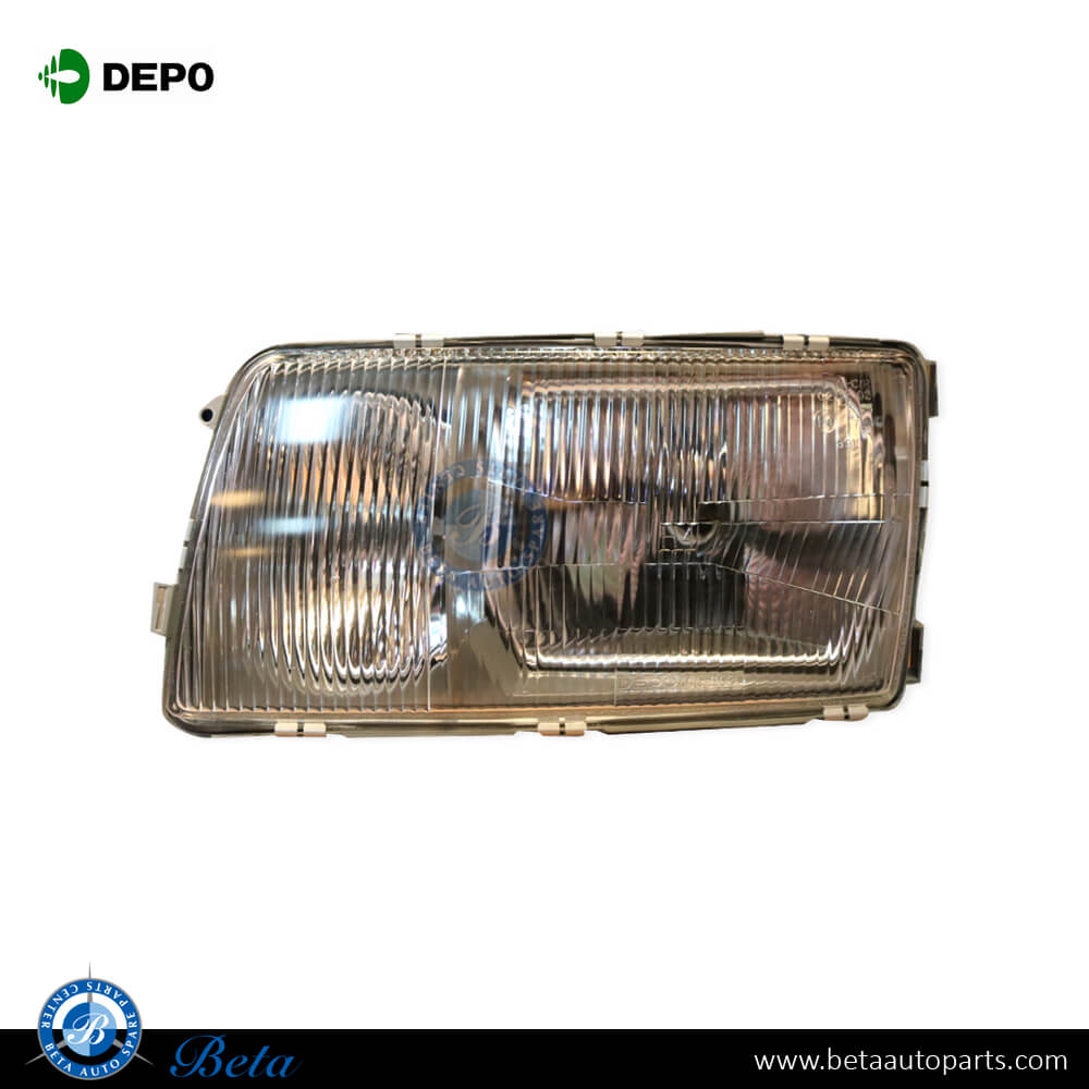 Left Side Headlamp for Mercedes S-Class W126 1985-1992 models, Part Number 1268205761 Left Side Headlamp for Mercedes S-Class W126 1985-1992 models, Part Number 1268205761